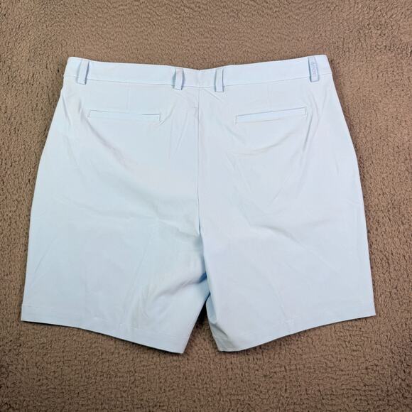 G/Fore Maverick 4-Way Stretch Shorts Mens 40 Baja Blue 8” Golf Performance NEW - Picture 7 of 10